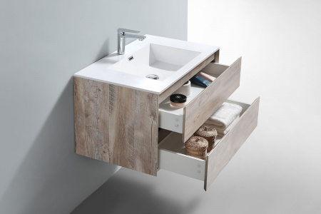 Тумба под раковину Vincea Luka VMC-1L800NW 80 см N.Wood фото