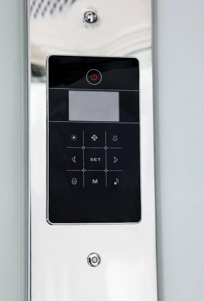 Душевая кабина с гидромассажем Acquazzone Alexandra 90 90х90х220 фото