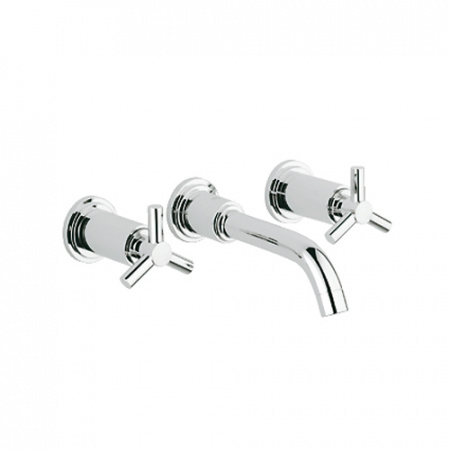 Смеситель для раковины двухвентильный настенный Grohe Atrio Ypsilon 20164000 фото