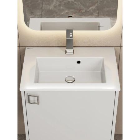 Тумба под раковину Uperwood Aurora TAurora50wm белая матовая фото