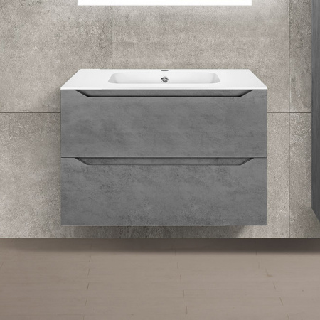 Тумба под раковину Vincea Norma VMC-2N800BT 80 см бетон фото