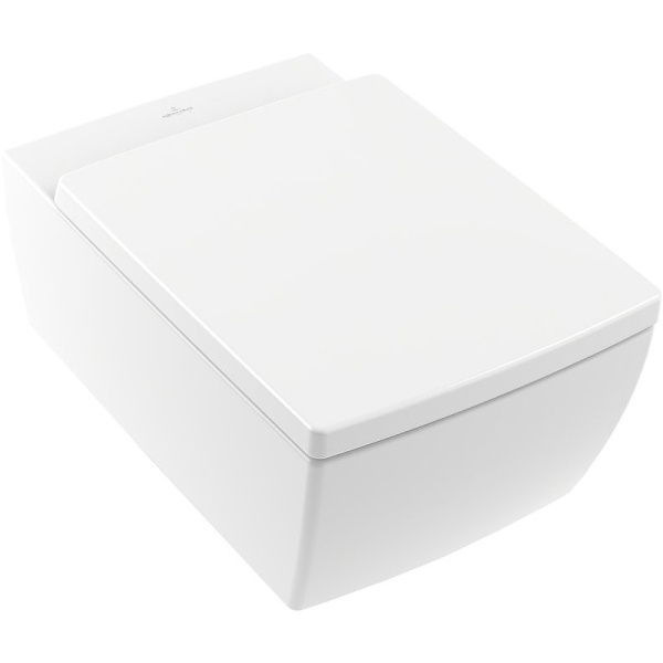 Подвесной унитаз безободковый Villeroy&Boch Memento 2.0 4633R0R1 альпийский белый фото
