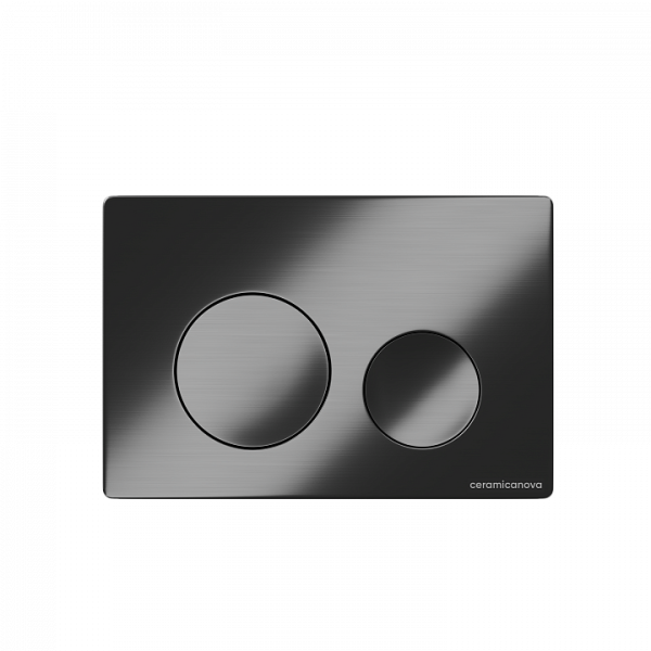 Клавиша смыва для унитаза Ceramicanova Balance CN12-001GG вороненая сталь фото