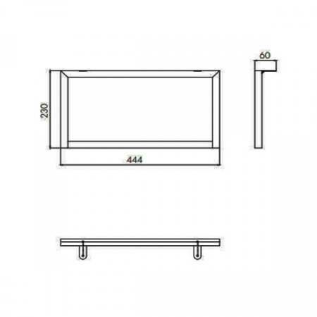 Опора низкая Акватон Лофт Урбан 1A255203LQX70 фото