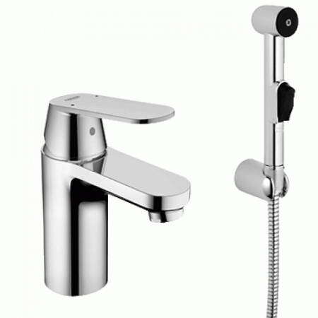Смеситель для раковины с гигиеническим душем Grohe Eurosmart Cosmopolitan 23125000 фото