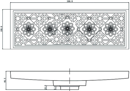 Душевой трап Veragio Canyon VR.CAN-2057.CR фото