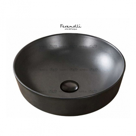 Раковина накладная Feramolli CL677 Oval Onyx фото