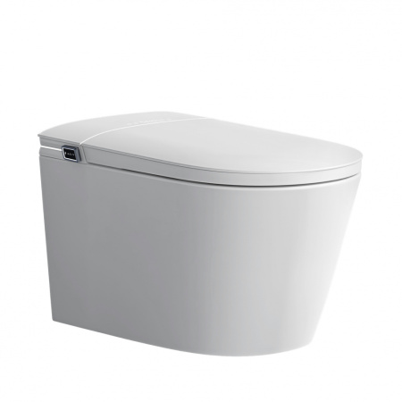 Электронный унитаз-биде импульсный Abber Bequem AC1121S белый фото