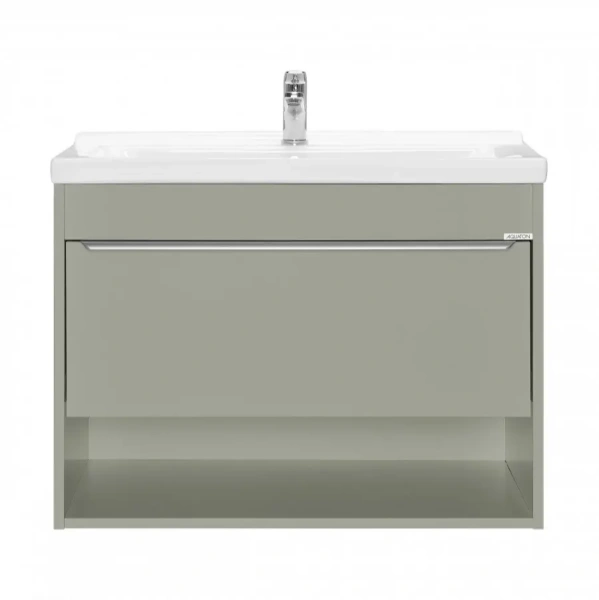 Тумба под раковину Акватон Хоуп 80 1A287301HP9D0 хаки фото