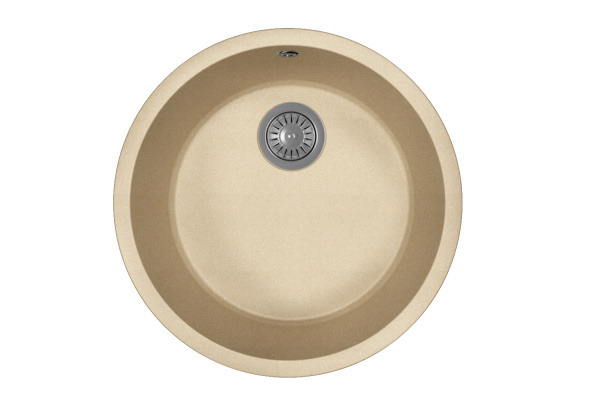 Кухонная мойка ВЕГА ЗЕРО Florentina 22.425.D0440 бежевый фото