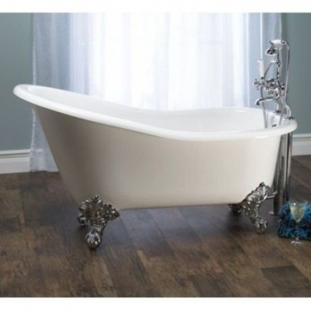 Чугунная ванна Magliezza Gracia Cr 170x76 на ножках фото