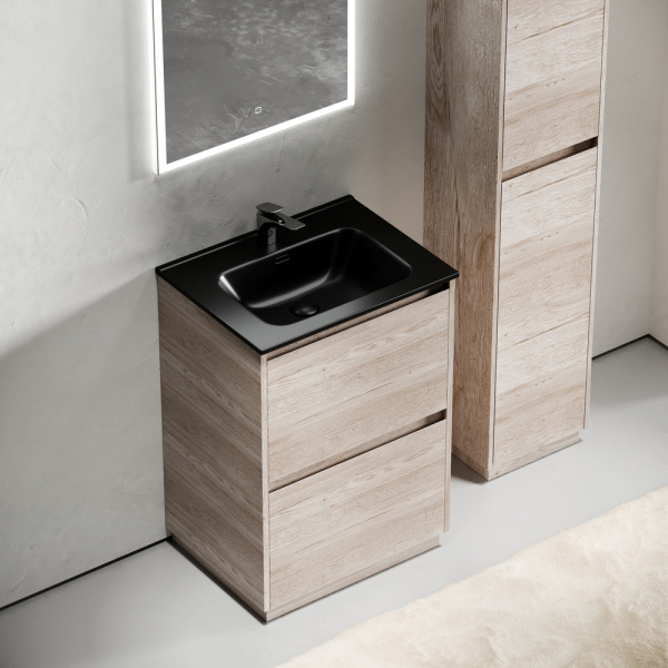 Тумба под раковину Sancos Libra Floor LB60FEG дуб галифакс натуральный фото