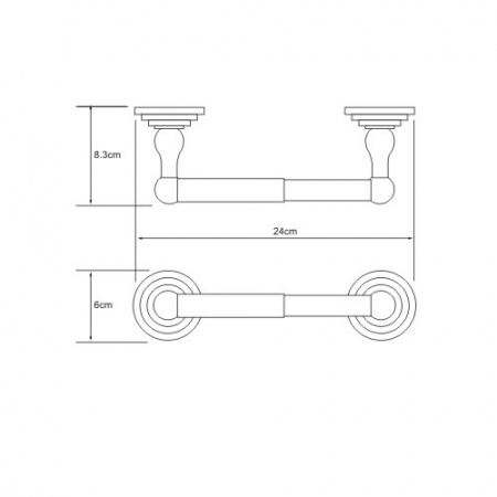 Держатель для туалетной бумаги WasserKRAFT Isar К-7322 фото