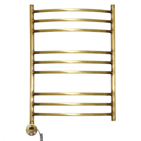 Полотенцесушитель электрический Domoterm Калипсо П9 (500х700) (бронза) левый фото