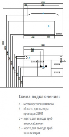 Тумба под раковину Акватон Диор 100 1A167701DR010 белая фото