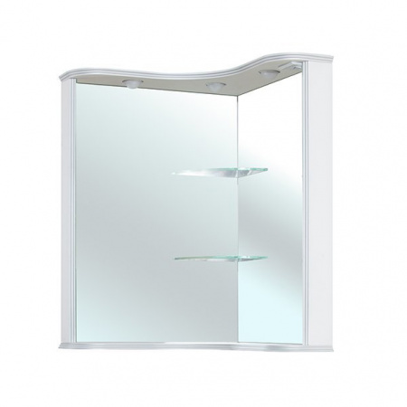 Зеркало угловое Bellezza Венеция Угловая Люкс серебро фото