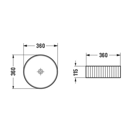 Накладная раковина Comforty 78728 00-00012233 36x36 белый глянец фото