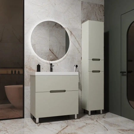 Шкаф-пенал напольный Style Line Матис 36 ЛС-00002440 олива фото