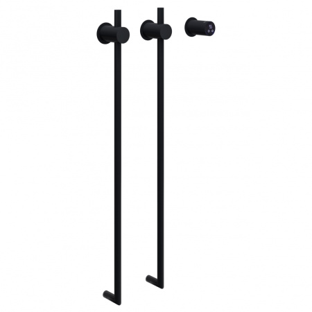 Электрический полотенцесушитель Abber Charme AH4002MB черный матовый фото