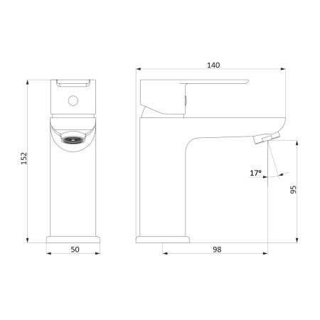 Смеситель для раковины RedBlu by Damixa Origin Elegance 840210000 фото