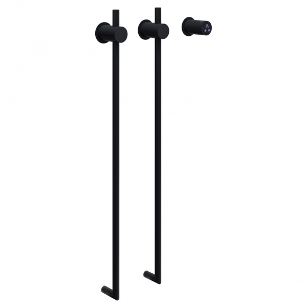 Электрический полотенцесушитель Abber Charme AH4002MB черный матовый фото