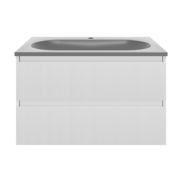 Тумба под раковину Vincea Welle 80 VMC-2WL800MW M.White Soft-touch фото