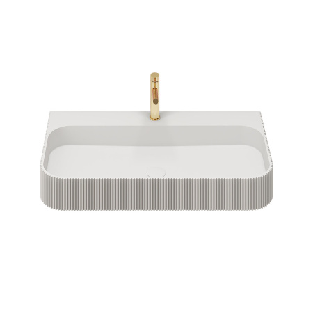 Раковина Vincea Solid Surface VWB-6SG75MW 75x46 белая матовая фото