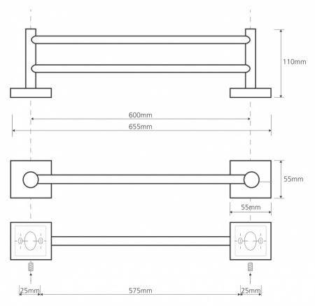 Полотенцедержатель Bemeta Beta 132104052 фото