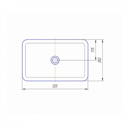 Раковина накладная Jorno Олимпия 56 У18293 фото