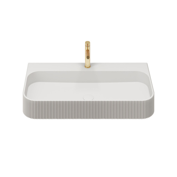 Раковина Vincea Solid Surface VWB-6SG90MW 90x46 белая матовая фото