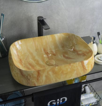 Накладная раковина GID MNC185 56х42 фото