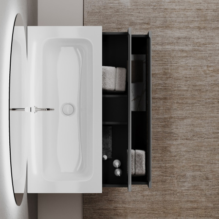 Тумба под раковину Sancos Folk FL120ES Ergraut soft фото