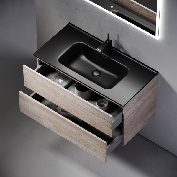 Тумба под раковину Sancos Urban UR90EG дуб галифакс натуральный фото