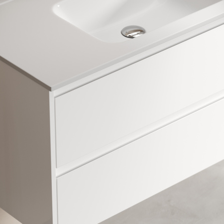 Тумба под раковину Sancos Libra LB100W белая фото