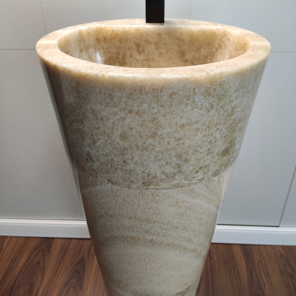 Раковина напольная из оникса Sunset ON-01344 (40*40*90) фото