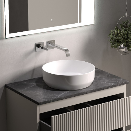 Тумба под раковину Sancos Snob R SNR80CE Beige Soft фото