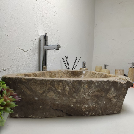 Накладная раковина из оникса Erozy Sunset EO-01310 (66*49*16) фото