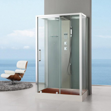 Душевая кабина с гидромассажем и паром Acquazzone 120SL L/R 120х90х220 фото