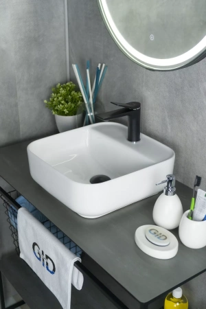 Накладная раковина GID N9044 38х38 фото