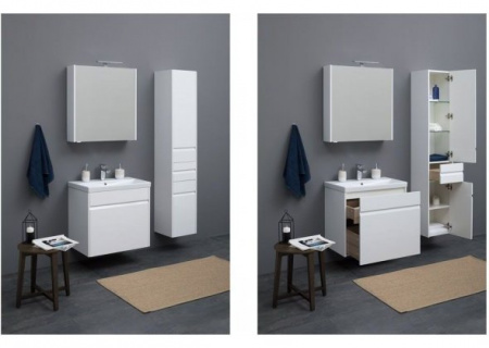 Шкаф-пенал для ванной Aquanet Палермо 35 00203943 фото