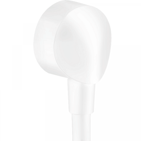 Шланговое подсоединение без клапана обратного тока Hansgrohe FixFit 27454700 белый матовый фото