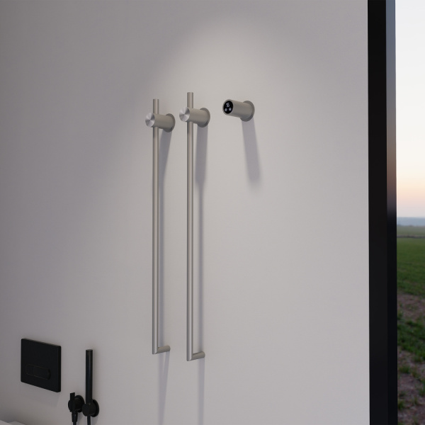 Электрический полотенцесушитель Abber Charme AH4002BST сталь брашированная фото