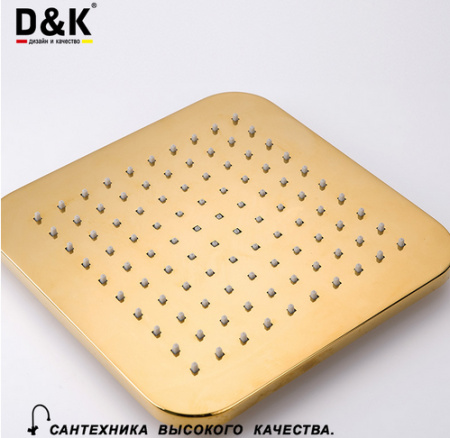 Душевая система (стойка) D&K Touro Berlin DA1433703A01 золото фото