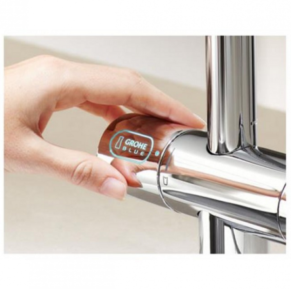 Смеситель для кухни с функцией фильтрации воды Grohe Blue Minta Pure 31345002 фото