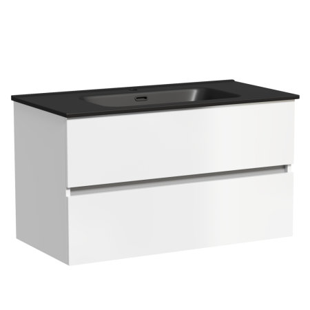 Тумба под раковину Sancos Urban UR90W белый глянец фото