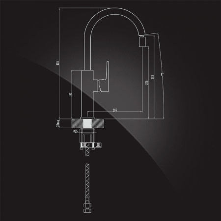 Смеситель для кухни Elghansa Kitchen 56B1498 фото