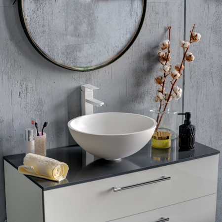 Накладная раковина Montebianco Migliore Nemi 11102 39,5х39,5 матовая фото