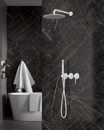 Душевая система скрытого монтажа Timo Saona SX-2349/16SM белая матовая фото