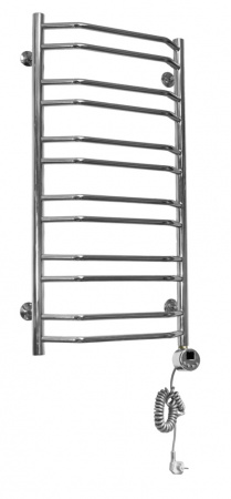 Полотенцесушитель электрический Domoterm Лаура П12 (500х1000) (хром) правый фото