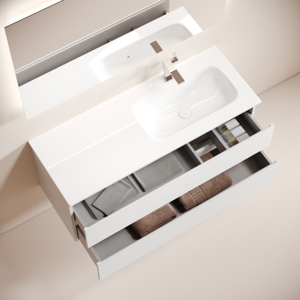 Тумба под раковину Sancos Folk FL120RW белая фото